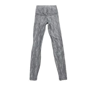 Lululemon Wunder Under Hi Rise Leggings 6 28" Inseam Jacquard Yoga Fitness 26-2